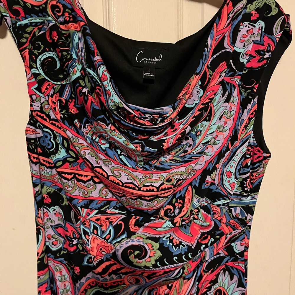 Dress with pull over sweater worn once both size medium